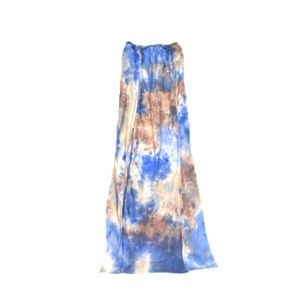 new | pacsun olivaceous tie dye maxi skirt